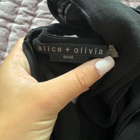 Alice + Olivia gathered halter neck bodysuit - Picture 3 of 4